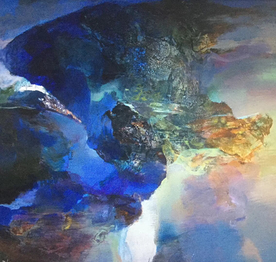 杨兴雅作品7  《灵境》 100X100Cm（2006年）